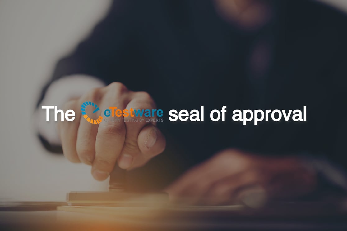 The eTestware seal of approval